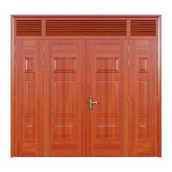 Cửa Thép Vân Gỗ 4 Cánh Lệch | Mã A42-NC.01